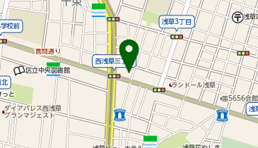千年家具 浅草本店の地図画像