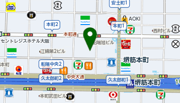 クラウスアンドナイマー株式会社 大阪オフィスの地図画像