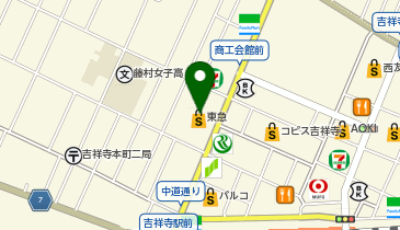 【12/12オープン】ノーティアム 吉祥寺東急百貨店の地図画像