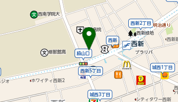 バーガーキング 西新店の地図画像