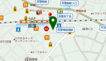 【12/29オープン】バーガーキング 荻窪南口店の地図画像