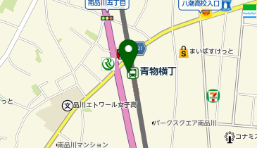 無人マッサージ屋 ちょこま青物横丁の地図画像