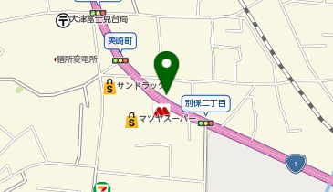 ピザーラ 大津店の地図画像