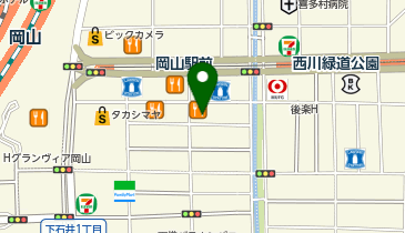 【11/27オープン】とり地蔵 岡山駅前本店の地図画像