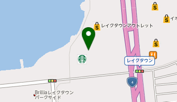 361&deg; sports(スリーシックスティワン スポーツ) イオンレイクタウン アウトレット店の地図画像