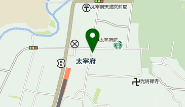 ビームス ジャパン 太宰府の地図画像