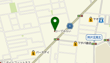 買取専科 コープ新所沢店の地図画像