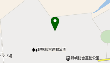 北海道立野幌総合運動公園 テニスコートの地図画像