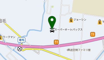 オートバックスセコハン市場岩出の地図画像