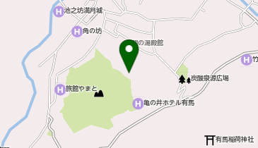 湯泉神社の地図画像
