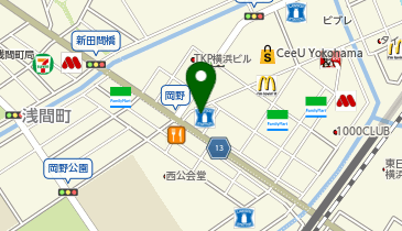 麻雀ZOO(ズー) 横浜禁煙店の地図画像