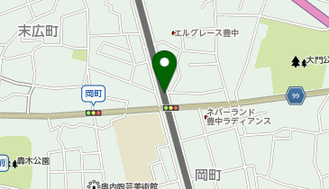 阪急バス株式会社 本社事務所の地図画像