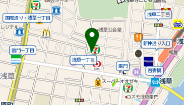 KADODE(カドデ) 浅草店の地図画像
