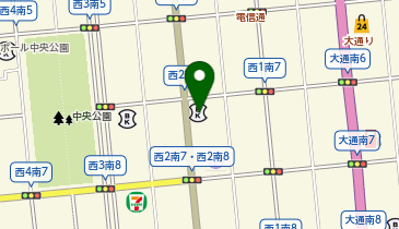 北見信用金庫 帯広支店の地図画像