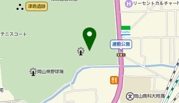 岡山県総合グラウンド体育館(シゲトーアリーナ岡山)の地図画像