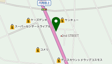 美容室ツインパールの地図画像