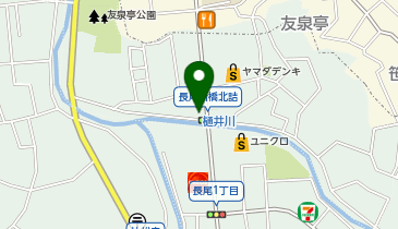 鶏スープ麺 はなまるの地図画像