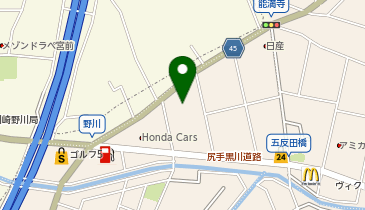 スーパー三和 川崎野川店の地図画像