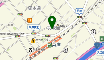 【11/29オープン】関西スーパー デイリーマート 兵庫店の地図画像