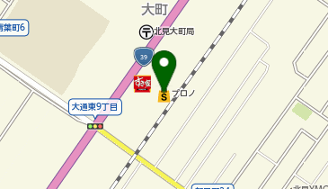 【12/1オープン】プロノ 北見大町店の地図画像