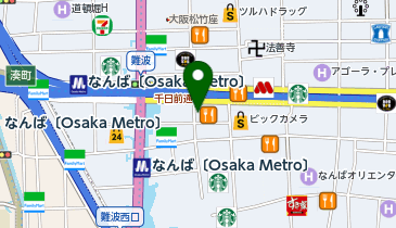ハードロックカフェ 大阪なんば ロックショップの地図画像