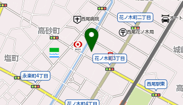 あいち銀行 西尾支店の地図画像