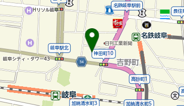 あいち銀行 岐阜支店の地図画像