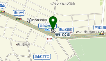 あいち銀行 ローンプラザ東山の地図画像