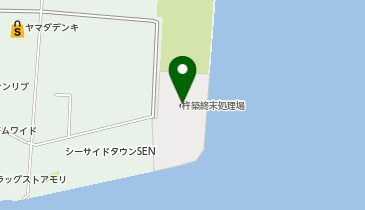 杵築市杵築終末処理場の地図画像