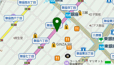 Casa LOEWE GINZA(カサロエベ銀座)の地図画像