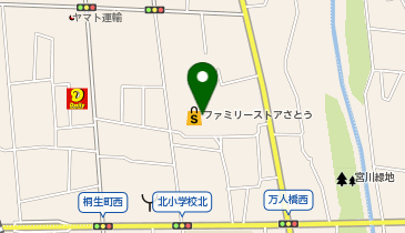 ふわふわガーデン さとう桐生店の地図画像