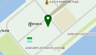 魚金大食堂 HARUMI FLAG(ハルミ フラッグ)の地図画像