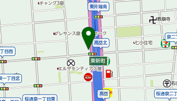 山家蕎麦 与作の地図画像