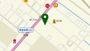 バーガーキング 東金店の地図画像