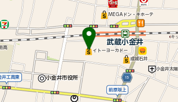 洋服の青山 イトーヨーカドー武蔵小金井店の地図画像