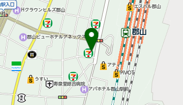 福島県赤十字血液センター 郡山駅前献血ルームの地図画像