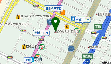 TODA HALL&CONFERENCE TOKYO(TODAホール&カンファレンス東京)の地図画像