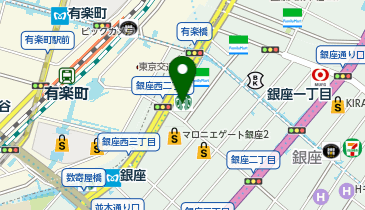 ナガノマーケットGINZAの地図画像