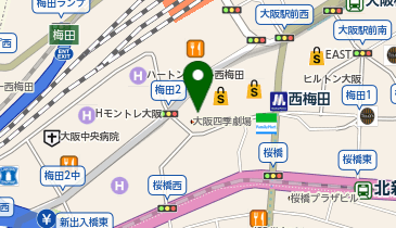 【12/1オープン】オングレース ハービスPLAZA ENT店の地図画像