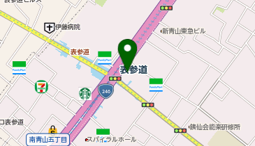 munica(ムニカ) 表参道の地図画像