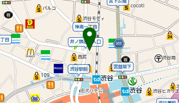 HOKA Shibuya(ホカ シブヤ)の地図画像