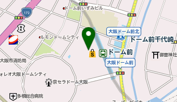 【12/12オープン】ケユカ イオンモール大阪ドームシティ店の地図画像