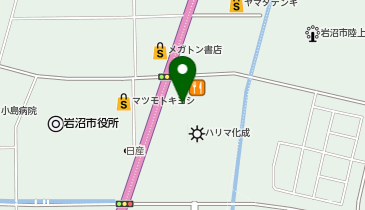 サープラ 岩沼あそびタウンの地図画像