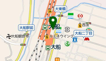ZAP(ザップ) 大船店の地図画像