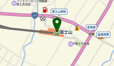 甲賀米粉たい焼き 富士山店の地図画像