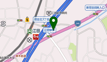 アップル 江田駅前店の地図画像