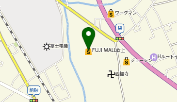 FUJI MALL吹上の地図画像