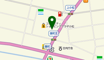 &sand(アンドサンド) アルプラザ小松店の地図画像