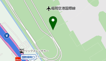 福岡空港 国際線 団体バス乗り場の地図画像