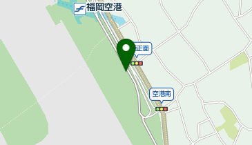 福岡空港 国内線 団体バス乗り場の地図画像